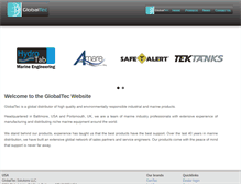 Tablet Screenshot of globaltec-solutions.com